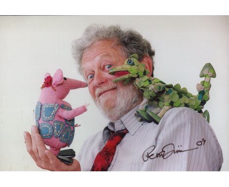 Peter Firmin 8x12 Photo Signed By Noggin The Nog, Ivor The Engine And Bagpuss Creator And Artist, The Late Peter Firmin. Good