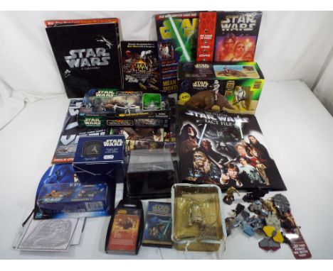 Star Wars - a good mixed lot of figures and magazines to include Dewback and Sand Trooper, Cantina Diorama, Micro Machines, P