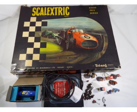 Scalextric - Grand Prix Series set with instructions in original box, comes with additional B.R.M car # C/72 in original box 