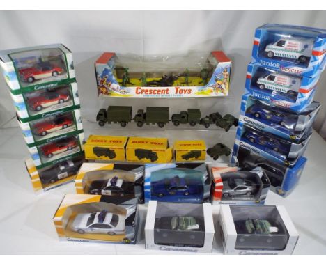 Dinky, Crescent Toys and others - twenty three diecast vehicles predominantly in original boxes comprising a Crescent Toys #3