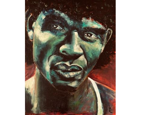 OIL ON CANVAS PORTRAIT OF GENT, UNSIGNED, APPROXIMATELY 76 x 61cm

 