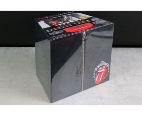 A sealed limited edition Rolling Stones 50th anniversary crystal head bottle of vodka. (sealed). 