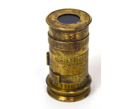 An early Watkins patent brass light meter.