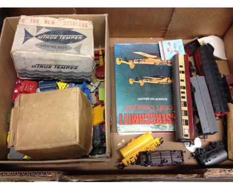 A BOX OF MODEL RAILWAY. RTO