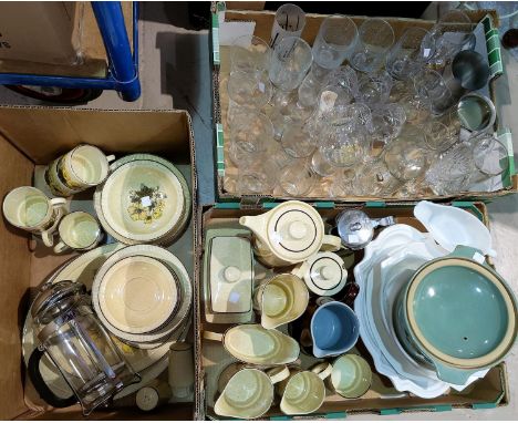 A Poole "Sherwood" part diner and tea service; other dinnerware; etc. 