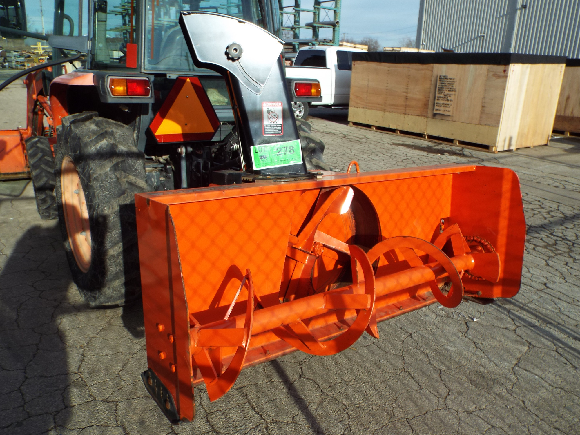 { Group Of Lots: 277, 278 } KUBOTA BL2664 64" REAR MOUNT SNOW BLOWER ...