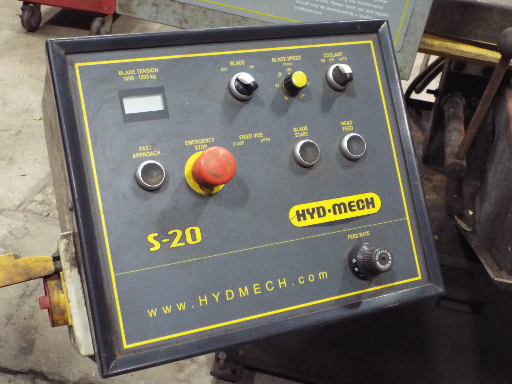 HYDMECH S20 SERIES III AUTOMATIC HORIZONTAL BAND SAW WITH 15"X25