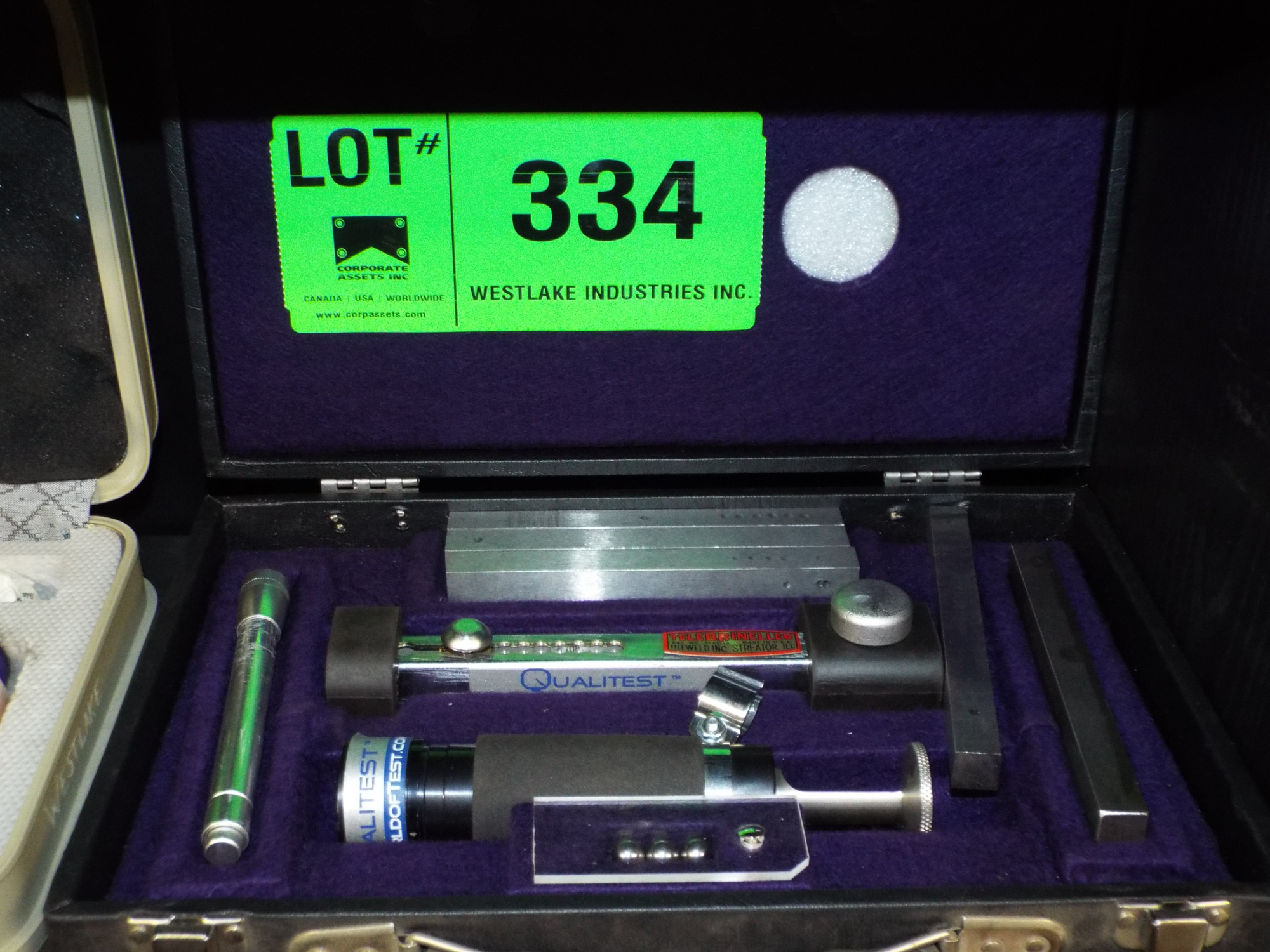 TELEWELD TELEBRINELLER BRINELL PORTABLE HARDNESS TESTING KIT