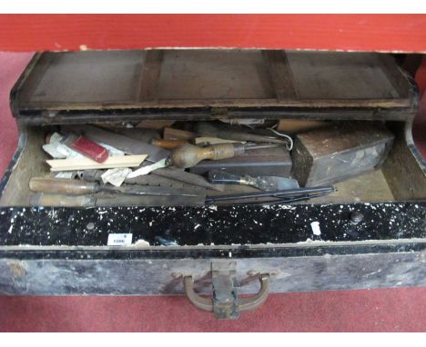Tool Carry Case, including sash clamps, chisels, etc.