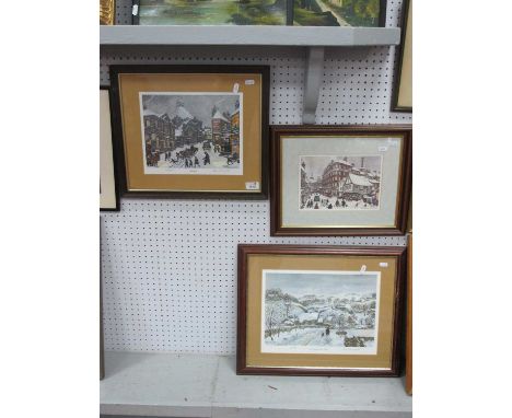 Two George Cunningham Signed Limited Edition Prints, 'The Chapel in The Valley' 190/500, signed bottom right 26.5 x 36cm. 'Cr
