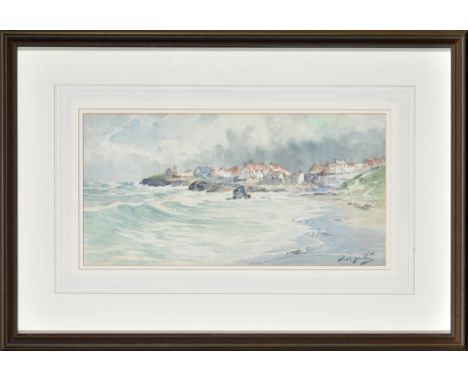 Thomas Swift Hutton
(1860- after 1935)
"SEATON SLUICE"
signed
watercolour
18.3 x 37cms; 7 1/4 x 14 1/2in.