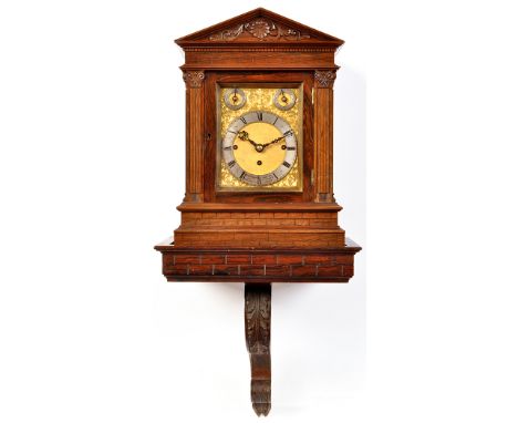 Robert Blockley (Succr, to Lund & Blockley, Duke Street, St. James', London): a late Victorian carved oak quarter chiming bra