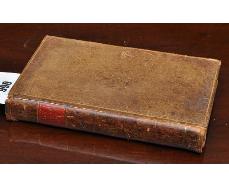 Bell (John ed.) Rhymes of Northern Bards, 12mo, calf with contents list and index at the end, first edition, Newcastle upon T