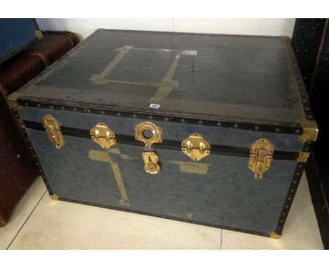 A larger still vintage cabin trunk