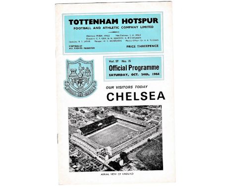 Tottenham Hotspurs v Chelsea 1964 October 24th League