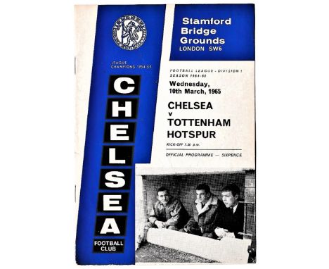 Chelsea v Tottenham Hotspur 1965 March 10th League 