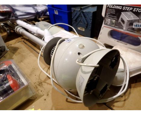 Clothes dryer and easy home vacuum cleaner. All electrical items in this lot have been PAT tested for safety and have passed.
