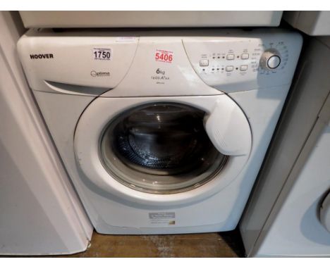 Hoover Prima 6Kg washing machine. All electrical items in this lot have been PAT tested for safety and have passed. This does