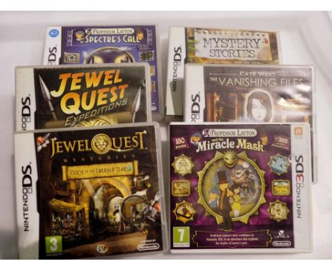 Six Nintendo DS games. UK P&amp;P Group 1 (£16+VAT for the first lot and £2+VAT for subsequent lots) 