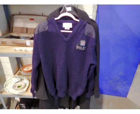Police overcoat and jumper. Not available for in-house P&amp;P 