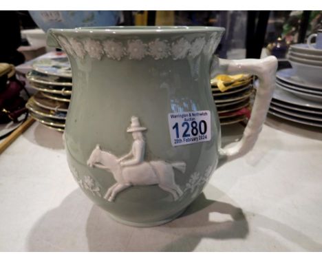 Copeland hunting jug, no chips or cracks. Not available for in-house P&amp;P 