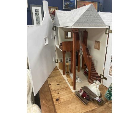 LARGE AND IMPRESSIVE DOLL'S HOUSE IN THE MANNER OF CHARLES RENNIE MACKINTOSH,inspired by the designs of Charles Rennie Mackin
