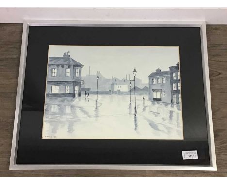 PAIR OF K THOMSON WATERCOLOURS,26cm x 37cm, framed and under glass, along with other pictures and prints