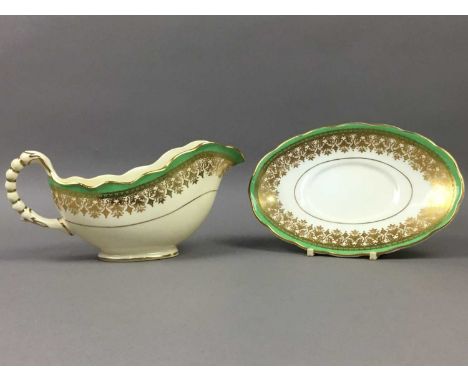 BISHOP PART DINNER SERVICE,along with a Paragon part tea service