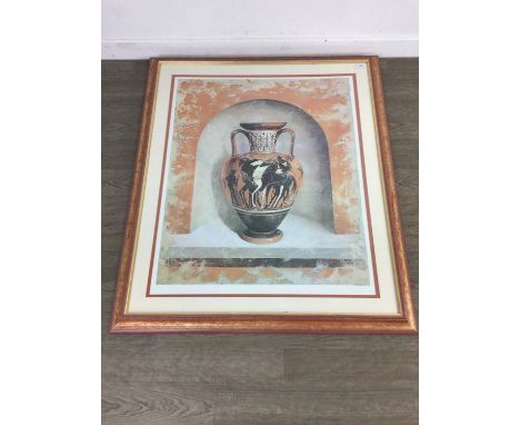CONTEMPORARY SCHOOL,GREEK VASESprints on paperoverall size 107cm x 91cm each Mounted, framed and under glass (2)