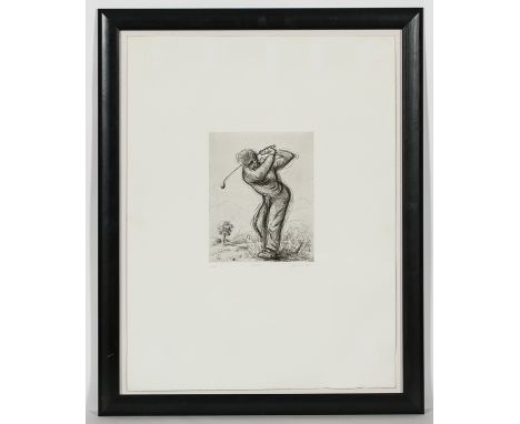 * PETER HOWSON OBE,
HACKER
limited edition drypoint, signed, titled, dated '95 and numbered 2/50 in pencil
27cm x 21cm
Framed