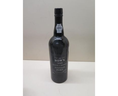 A bottle of Dows 1996 Quinta do Bonifim Vintage Port 