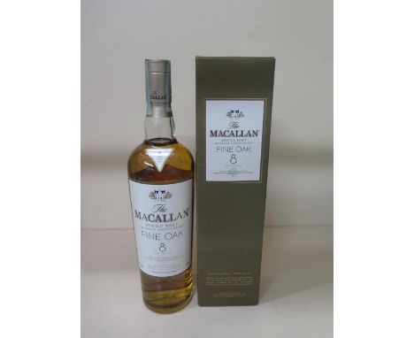 A Macallan 8 year old single malt bottled scotch whisky, 2006, fine oak 