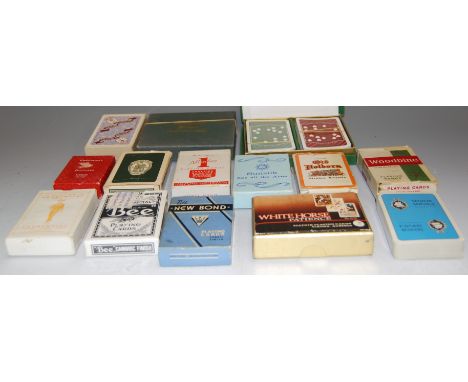 Assorted collectors sets of playing cards, to include cigarette issued examples