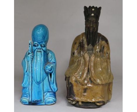 Two Chinese ceramic figures