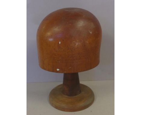 Millinery hat block & stand 53 cm diameter around base approx