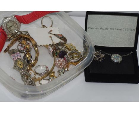 Vintage watches, earrings etc