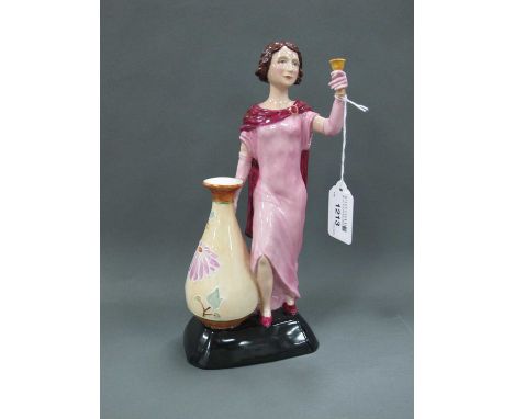 A Kevin Francis Figurine 'Charlotte Rhead', limited edition No 70/175, 25.5cm high.