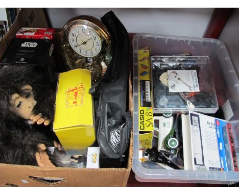 Toys - Monkey, Star Wars, Honey Monster, Solido truck, etc:- Two Boxes.