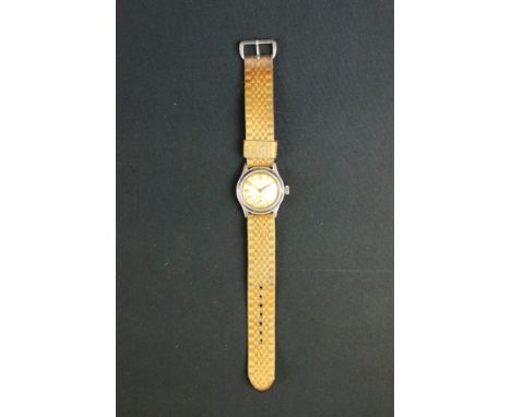 A British Military issued Army Trade Pattern wristwatch, marked A.T.P. 46159 to the verso, sub second dial to 6 o'clock. 