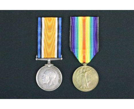 A full size South Africa World War One Medal pair to include the Great War of Civilisation Victory Medal and the 1914-1918 wa