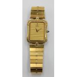 DAU, Seiko, Quartz, Werk nicht geprüft, goldfarben, Tragespuren, 2,6 x 3,6cm