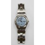 Unisex-Armbanduhr, Swatch, Quartz, Werk läuft, getragene Erhaltung, D-3,2cm