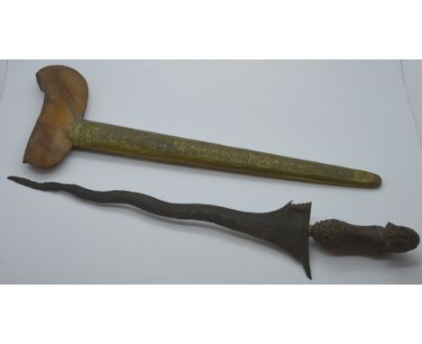 Javanese Kris dagger 13' blade 