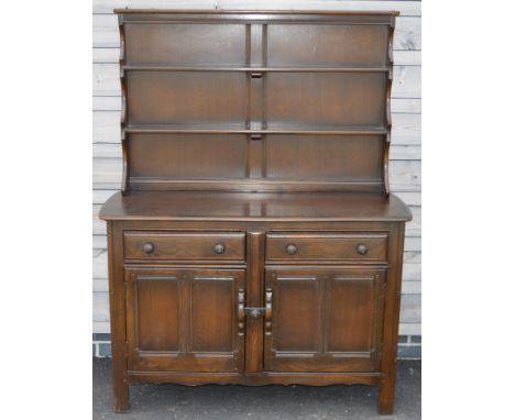 Ercol open shelf dresser 