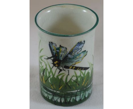 Wemyss Dragonfly vase 3.75'h 