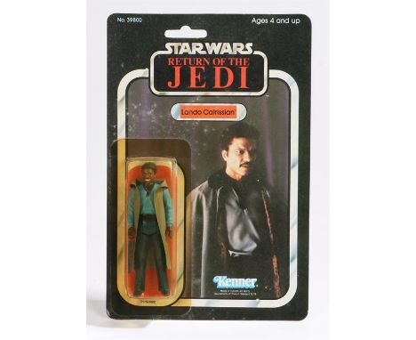 Kenner Lando Calrissian, Star Wars, Return of the Jedi, 1983, upon a 65 back punched card
