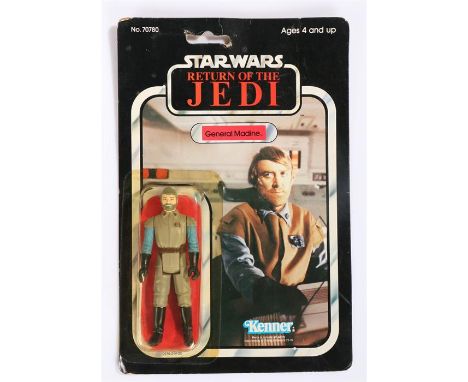 Kenner General Madine, Star Wars, Return of the Jedi, upon a 77 punched card back
