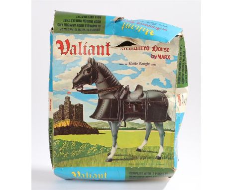 Louis Marx Armoured Horse, Noble Knight Series, Valiant, boxed