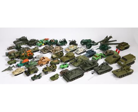 Collection of Dinky. Britains and other military vehicles (qty)