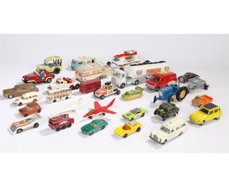 Collection of loose Dinky, Lesney, Matchbox and Corgi toys (qty)